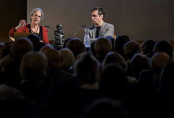 Annette Zgoll und Jonas Maatsch am 01.11. ©Dietrich Kühne