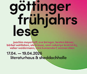 Programm der Göttinger Frühjahrslese 2026